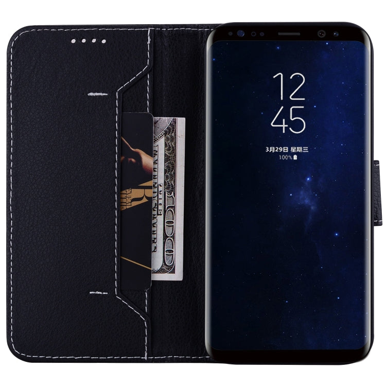 For Samsung Galaxy S8 Litchi RFID Leather Phone Case