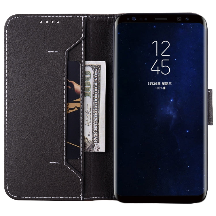For Samsung Galaxy S9 Litchi RFID Leather Phone Case