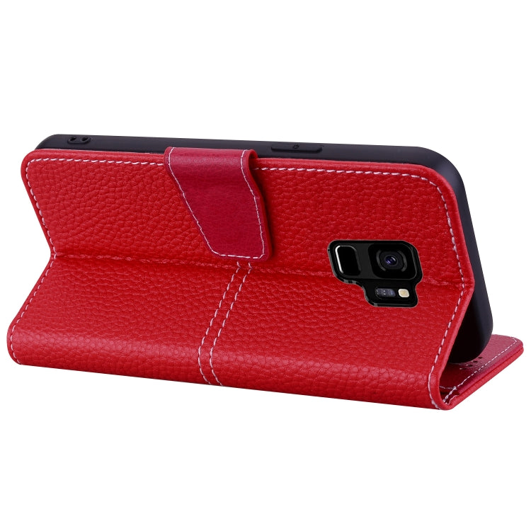 For Samsung Galaxy S9 Litchi RFID Leather Phone Case