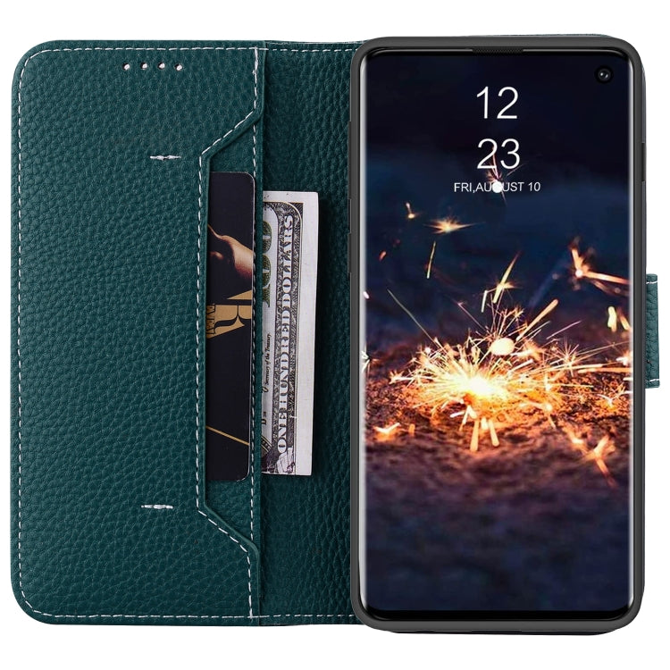 For Samsung Galaxy S10 Litchi RFID Leather Phone Case