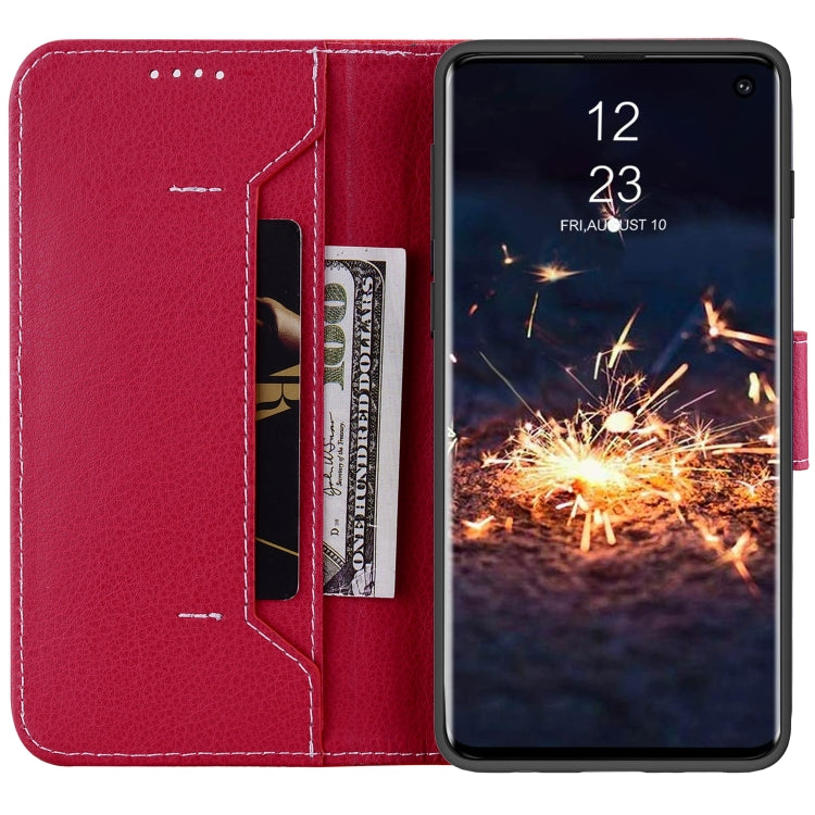 For Samsung Galaxy S10+ Litchi RFID Leather Phone Case