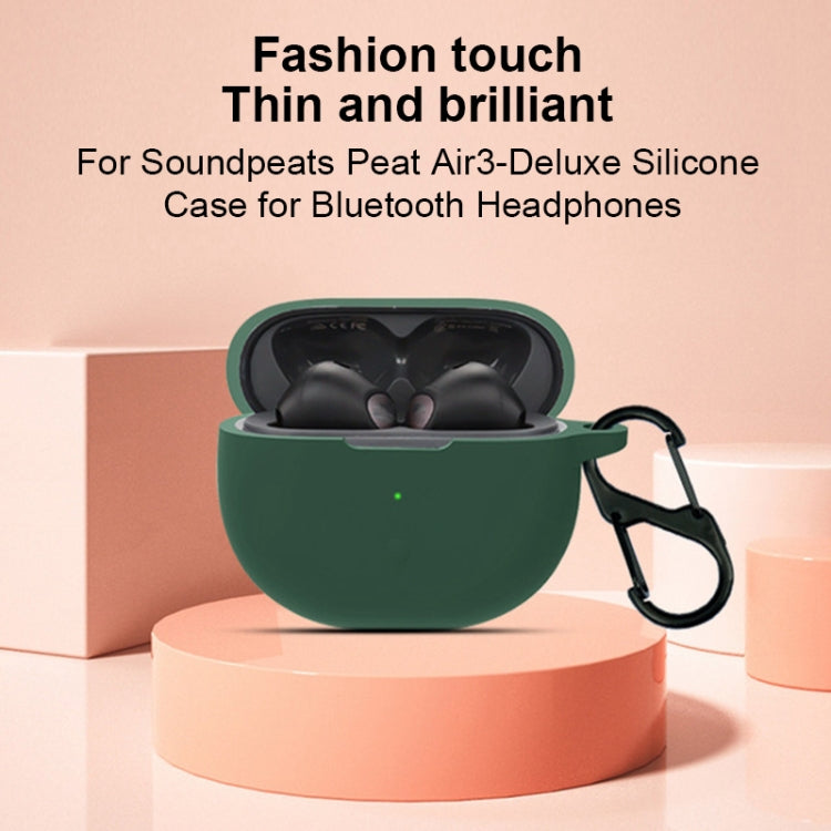 Pure Color Bluetooth Earphone Silicone Case For SoundPEATS Air3-Deluxe