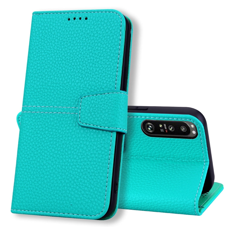 For Sony Xperia 1 III Litchi RFID Leather Phone Case