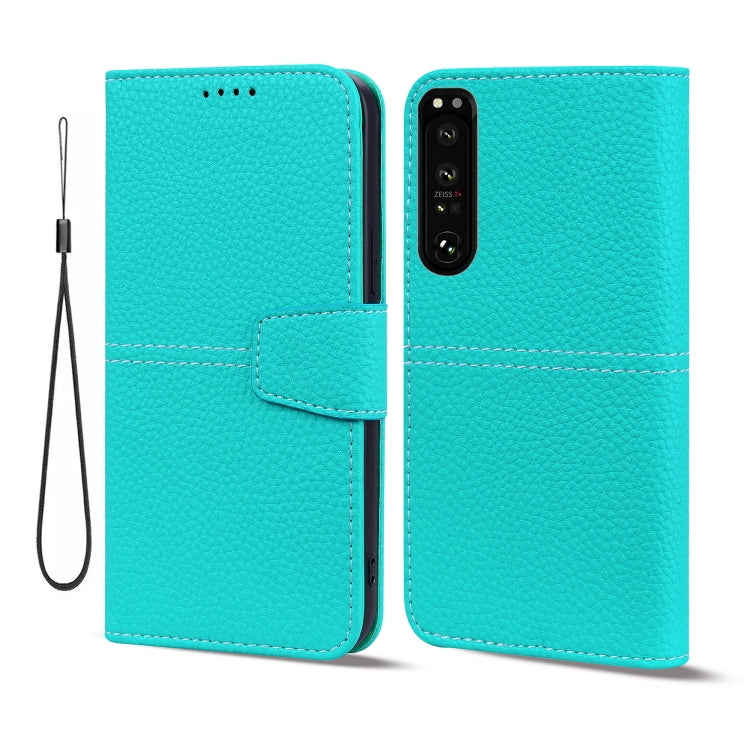 For Sony Xperia 1 III Litchi RFID Leather Phone Case