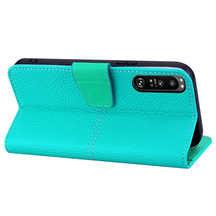 For Sony Xperia 1 III Litchi RFID Leather Phone Case