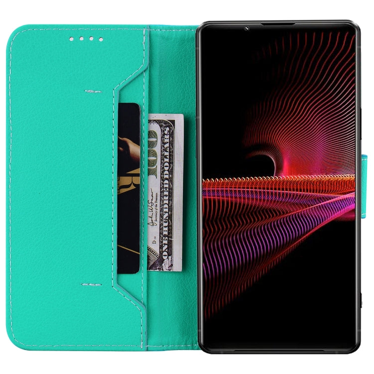 For Sony Xperia 1 III Litchi RFID Leather Phone Case