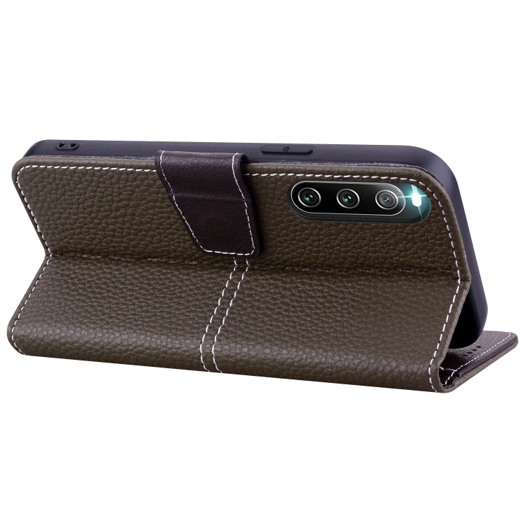 For Sony Xperia 10 III Litchi RFID Leather Phone Case
