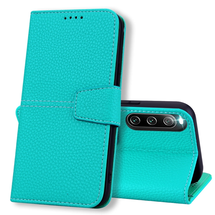 For Sony Xperia 10 III Litchi RFID Leather Phone Case