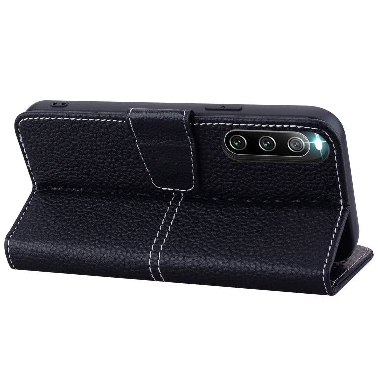 For Sony Xperia 10 III Litchi RFID Leather Phone Case