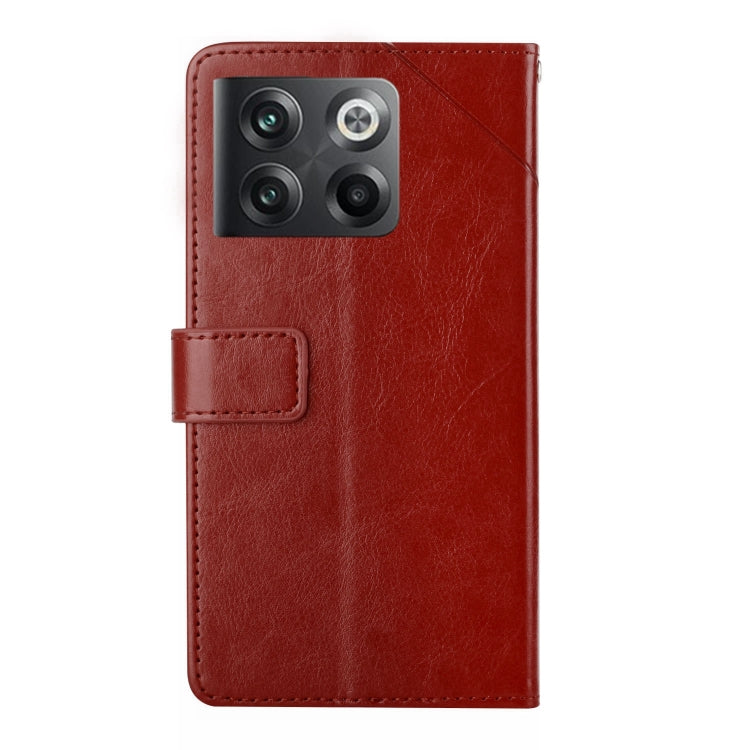 For OnePlus 10T / Ace Pro HT01 Y-shaped Pattern Flip Leather Phone Case