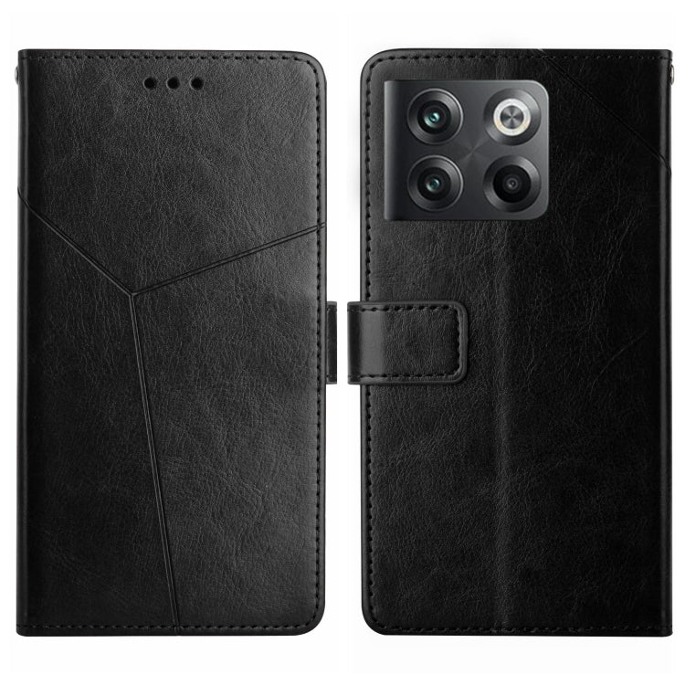 For OnePlus 10T / Ace Pro HT01 Y-shaped Pattern Flip Leather Phone Case