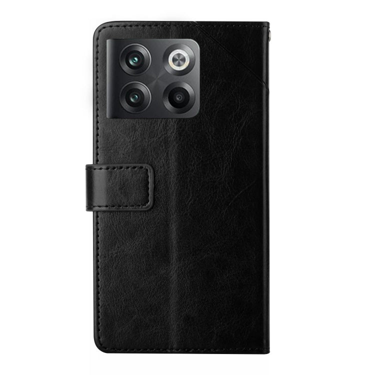 For OnePlus 10T / Ace Pro HT01 Y-shaped Pattern Flip Leather Phone Case