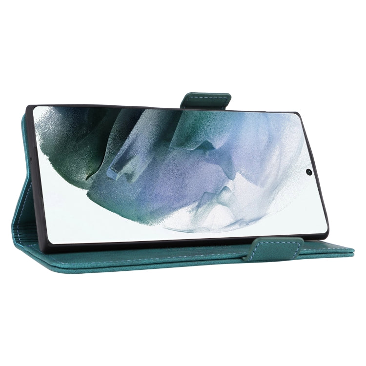 For Samsung Galaxy S22 Ultra 5G Magnetic Clasp Flip Leather Phone Case
