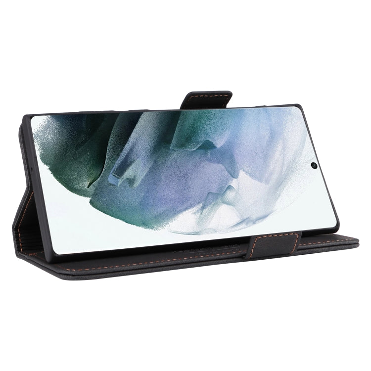 For Samsung Galaxy S22 Ultra 5G Magnetic Clasp Flip Leather Phone Case