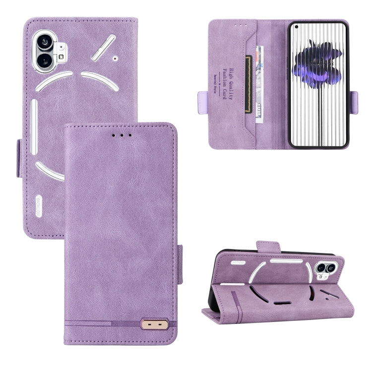 For Nothing Phone 1 Magnetic Clasp Flip Leather Phone Case