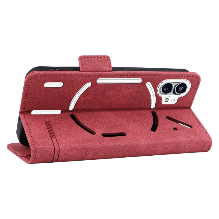 For Nothing Phone 1 Magnetic Clasp Flip Leather Phone Case