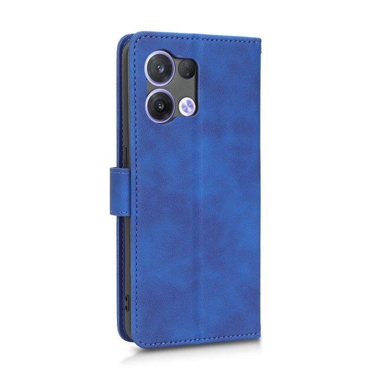 For OPPO Reno8 5G Skin Feel Magnetic Flip Leather Phone Case