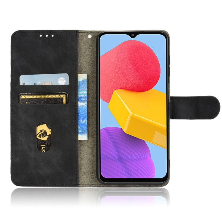 For Samsung Galaxy M13 4G Skin Feel Magnetic Flip Leather Phone Case