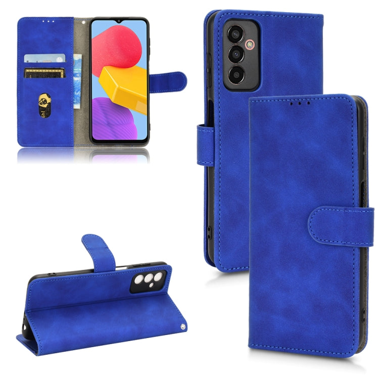 For Samsung Galaxy M13 4G Skin Feel Magnetic Flip Leather Phone Case
