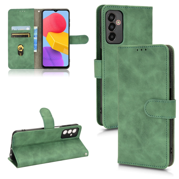 For Samsung Galaxy M13 4G Skin Feel Magnetic Flip Leather Phone Case