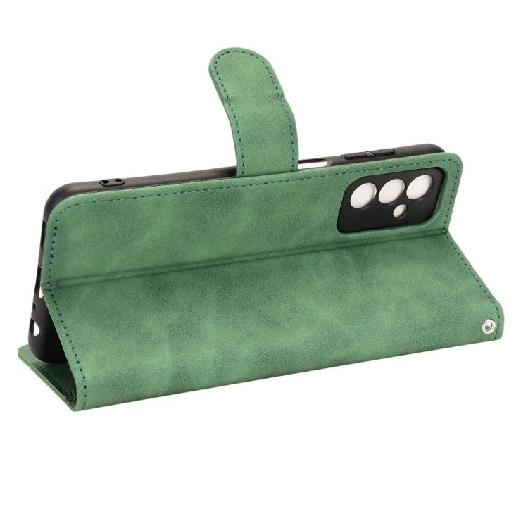 For Samsung Galaxy M13 4G Skin Feel Magnetic Flip Leather Phone Case