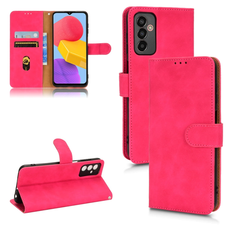 For Samsung Galaxy M13 4G Skin Feel Magnetic Flip Leather Phone Case