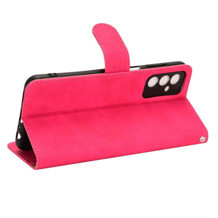 For Samsung Galaxy M13 4G Skin Feel Magnetic Flip Leather Phone Case