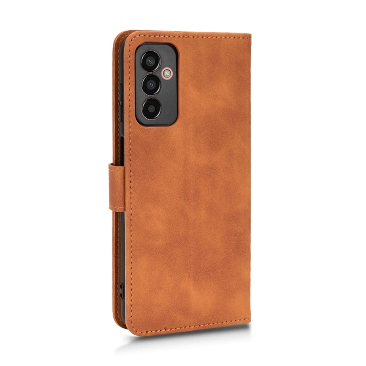 For Samsung Galaxy M13 4G Skin Feel Magnetic Flip Leather Phone Case