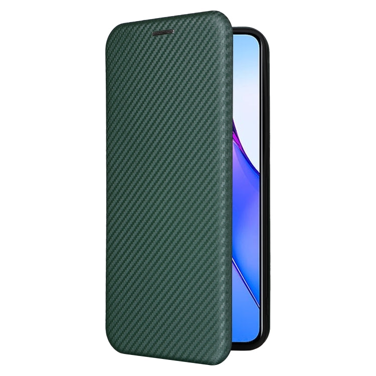 For OPPO Reno8 Pro / Reno8 Pro+ Carbon Fiber Texture Flip Leather Phone Case