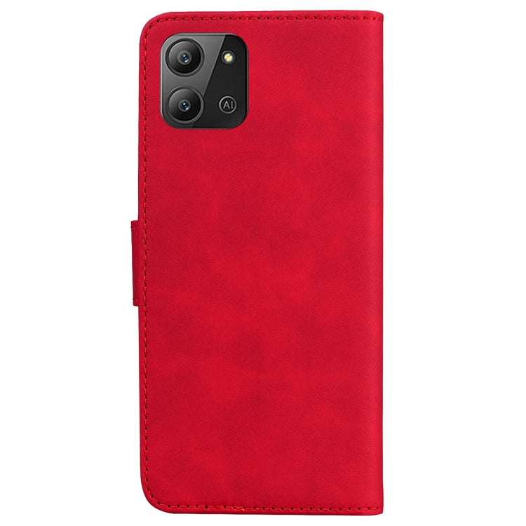 For Infinix Hot 11 2022 Skin Feel Pure Color Flip Leather Phone Case