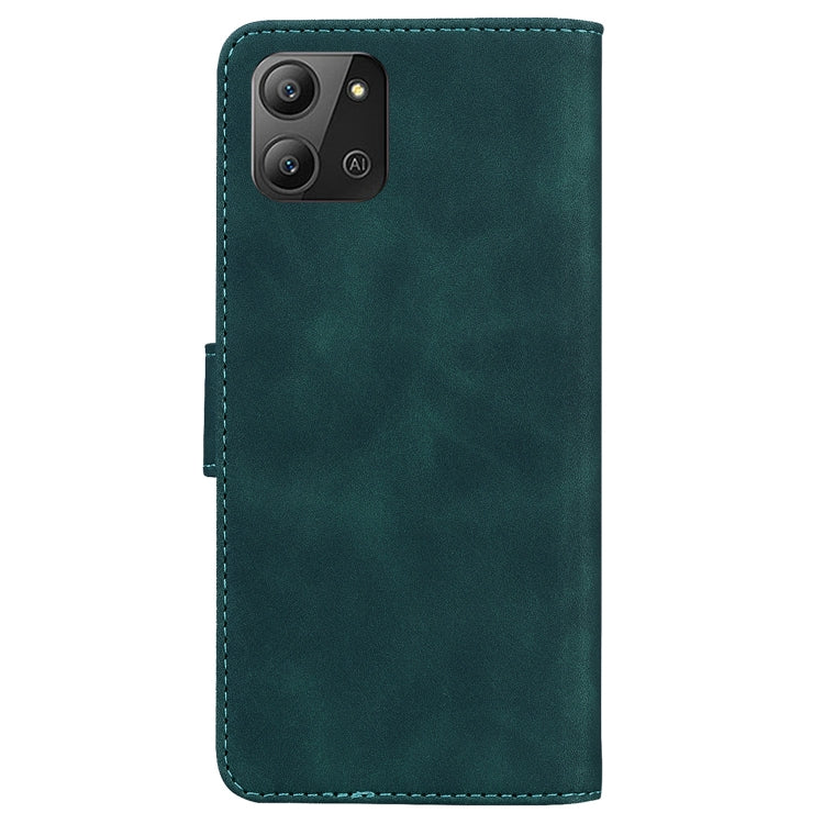 For Infinix Hot 11 2022 Skin Feel Pure Color Flip Leather Phone Case