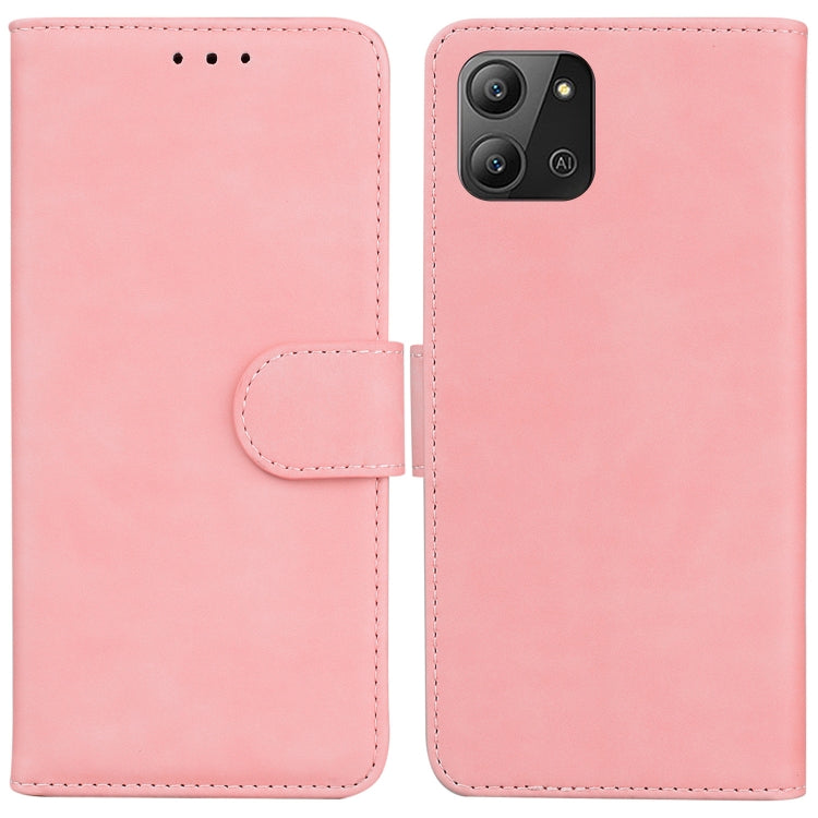 For Infinix Hot 11 2022 Skin Feel Pure Color Flip Leather Phone Case