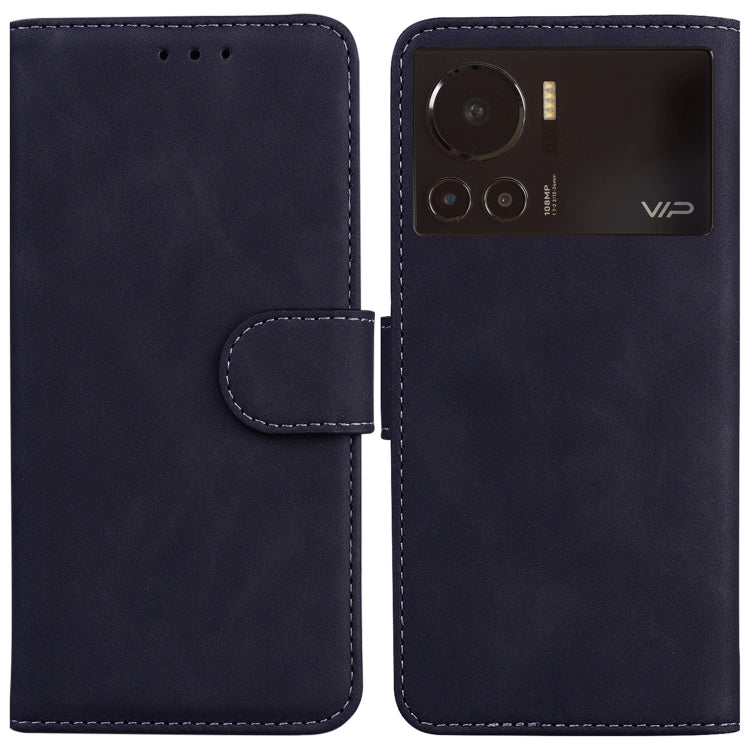 For Infinix Note 12 VIP Skin Feel Pure Color Flip Leather Phone Case