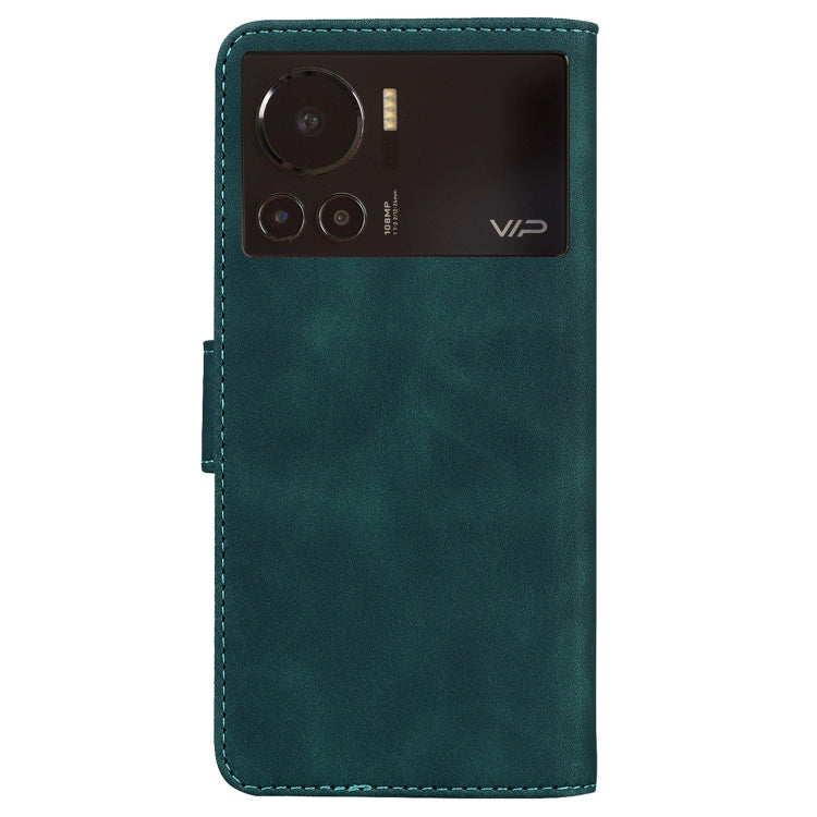 For Infinix Note 12 VIP Skin Feel Pure Color Flip Leather Phone Case