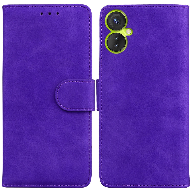 For Tecno Spark 9 Pro Skin Feel Pure Color Flip Leather Phone Case