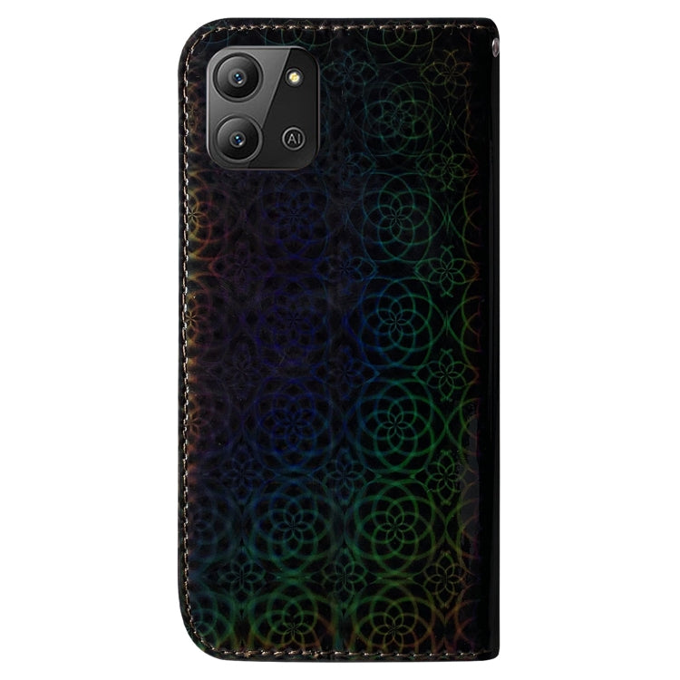 For Infinix Hot 11 2022 Colorful Magnetic Buckle Leather Phone Case