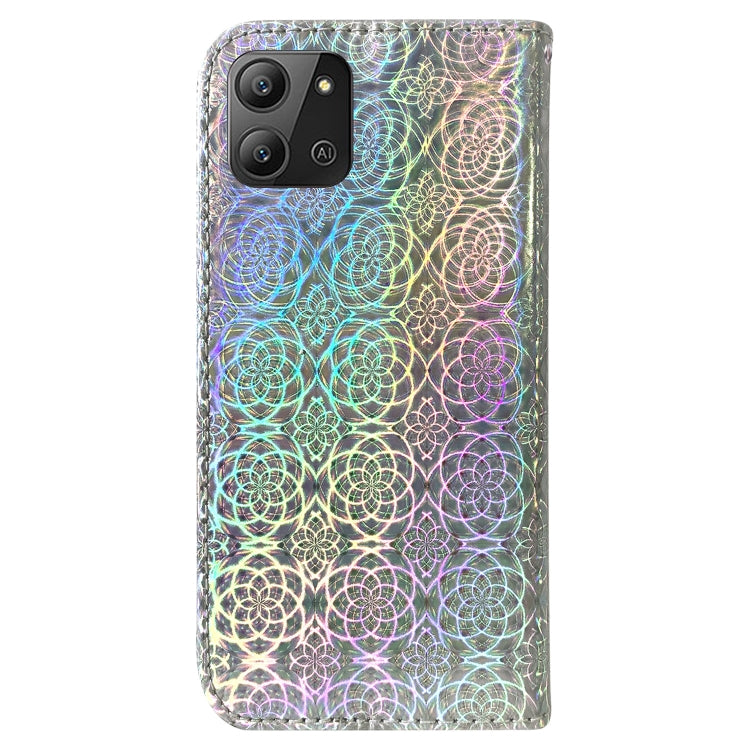 For Infinix Hot 11 2022 Colorful Magnetic Buckle Leather Phone Case