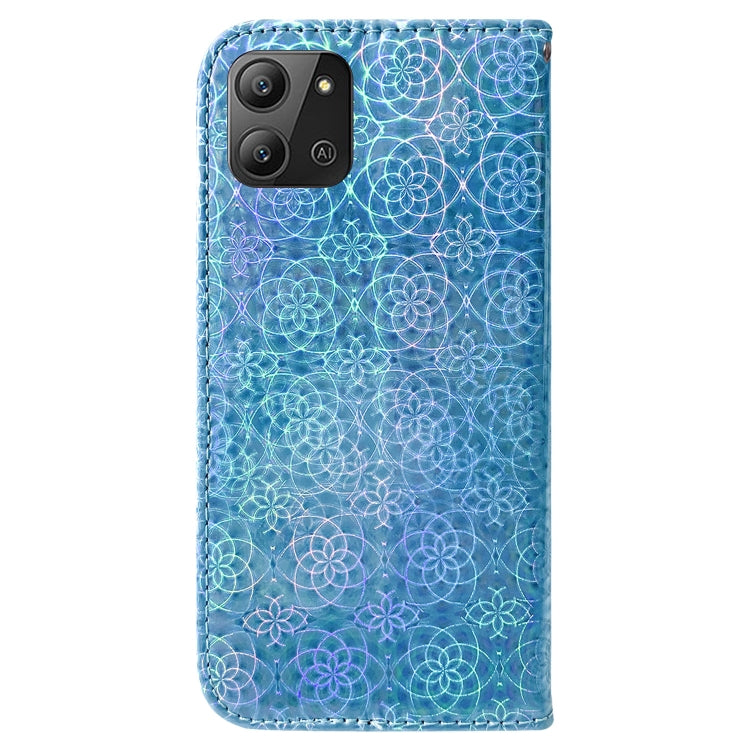For Infinix Hot 11 2022 Colorful Magnetic Buckle Leather Phone Case