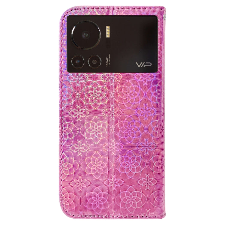 For Infinix Note 12 VIP Colorful Magnetic Buckle Leather Phone Case