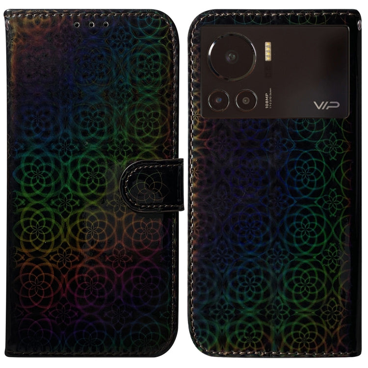 For Infinix Note 12 VIP Colorful Magnetic Buckle Leather Phone Case