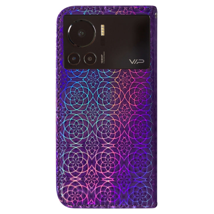 For Infinix Note 12 VIP Colorful Magnetic Buckle Leather Phone Case