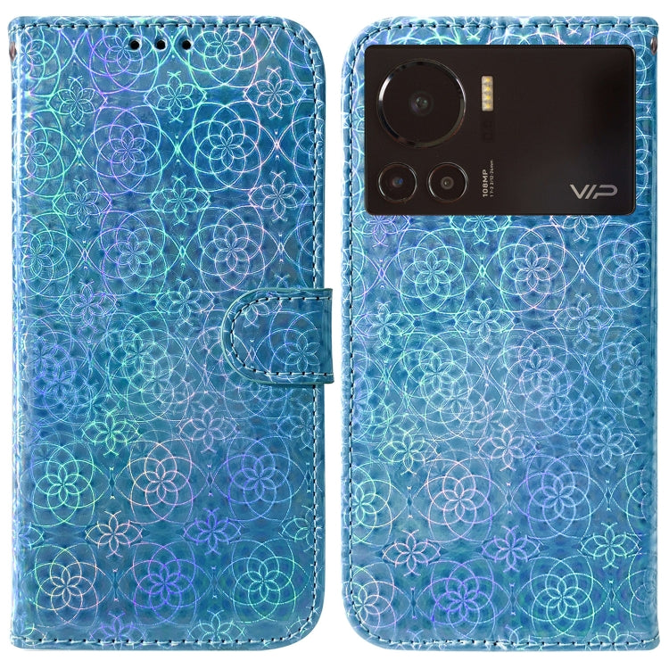 For Infinix Note 12 VIP Colorful Magnetic Buckle Leather Phone Case