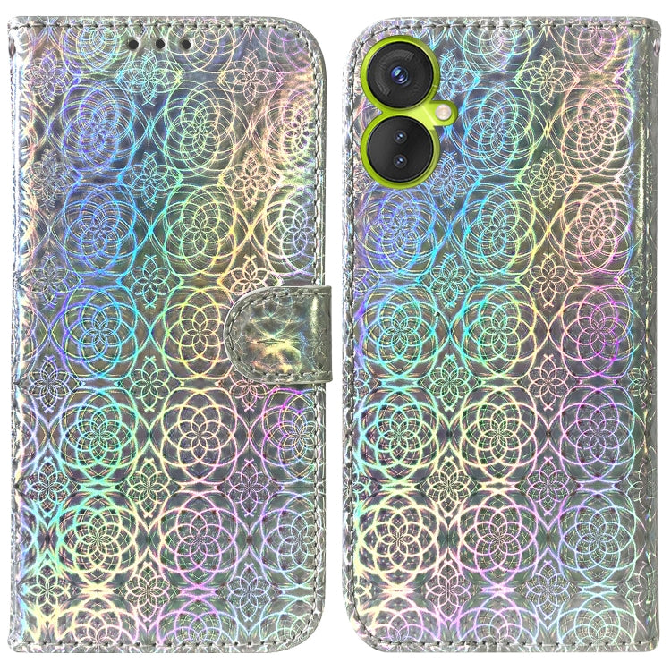 For Tecno Spark 9 Pro Colorful Magnetic Buckle Leather Phone Case