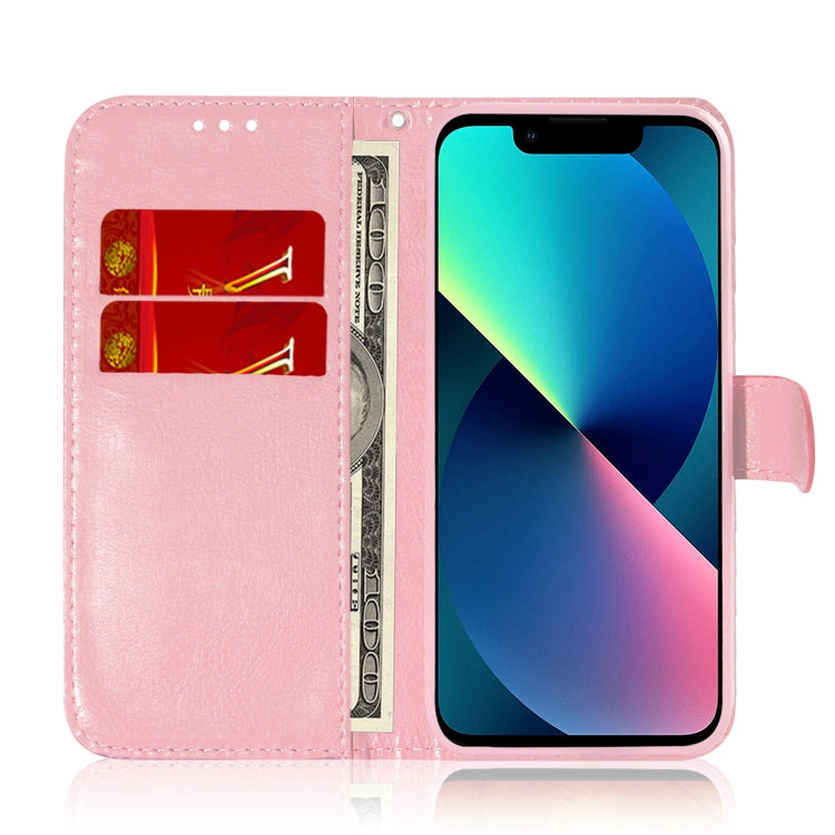 For iPhone 14 Colorful Magnetic Buckle Leather Phone Case