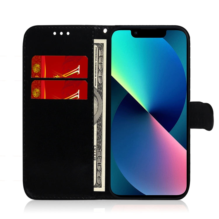 For iPhone 14 Plus Colorful Magnetic Buckle Leather Phone Case