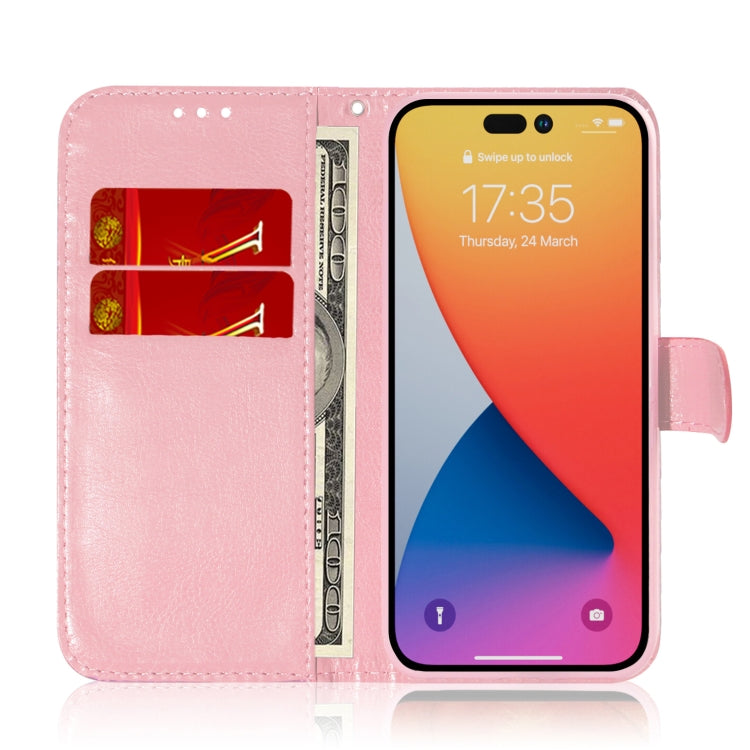 For iPhone 14 Pro Colorful Magnetic Buckle Leather Phone Case