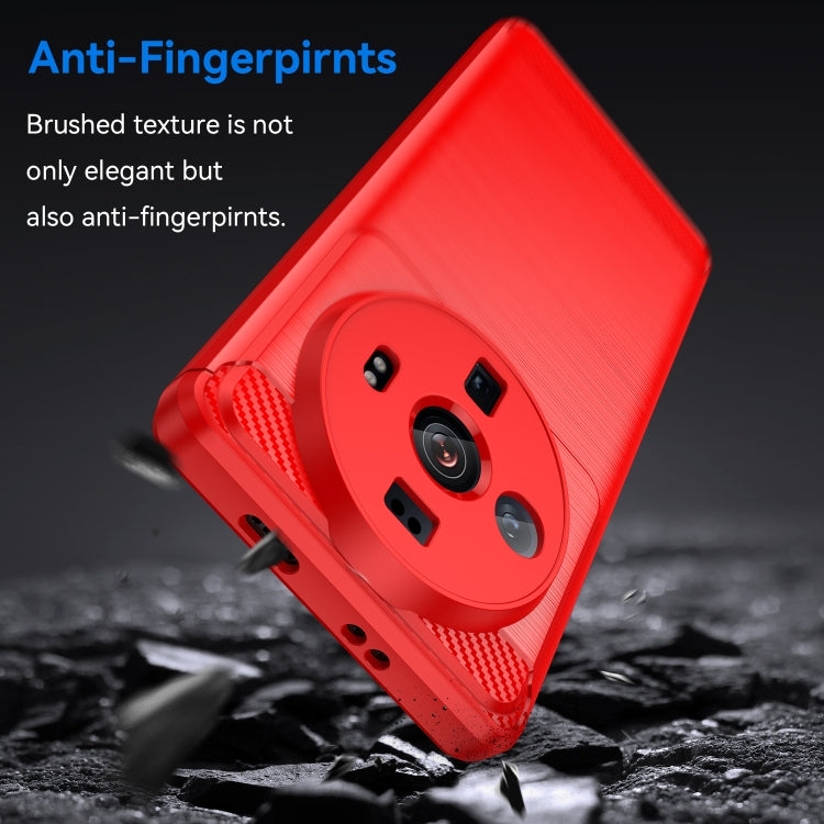 For Xiaomi 12S Ultra Brushed Texture Carbon Fiber TPU Case