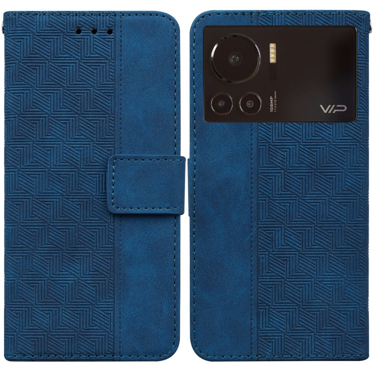 For Infinix Note 12 VIP Geometric Embossed Leather Phone Case