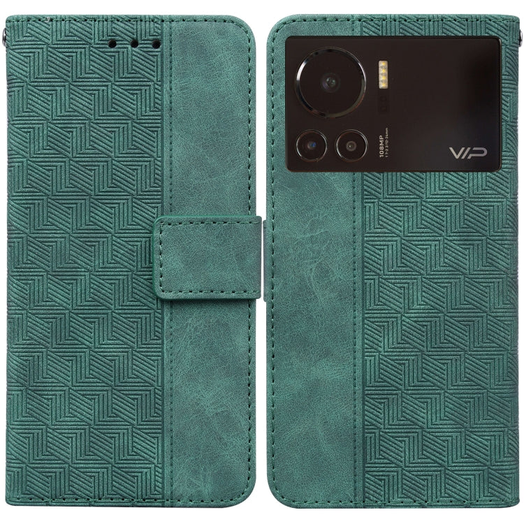 For Infinix Note 12 VIP Geometric Embossed Leather Phone Case
