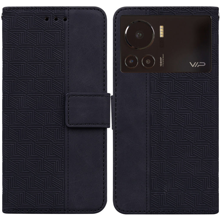 For Infinix Note 12 VIP Geometric Embossed Leather Phone Case